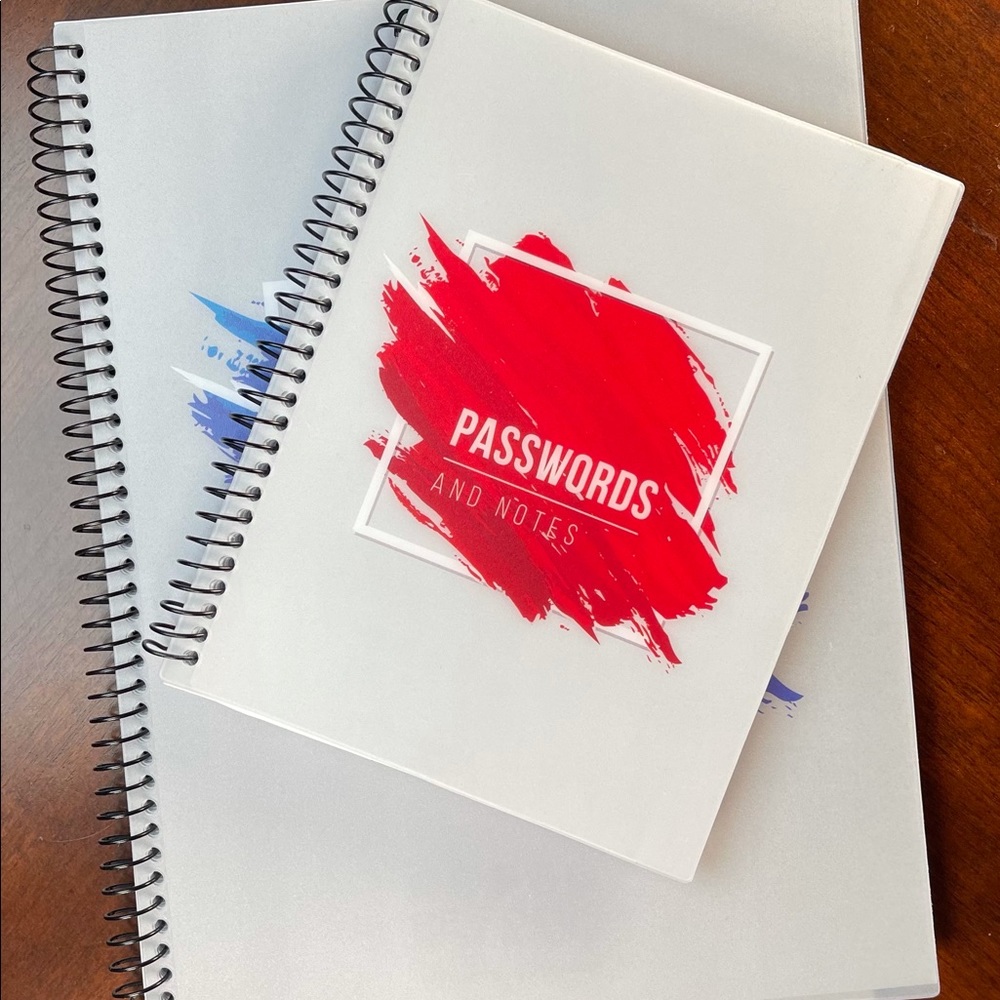 FORGET YOUR PASSWORDS? Now we have a solution! 11 styles of password books